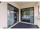 Balcony with dual sliding glass doors and views of nature at 2805 N Ocean Blvd. # 301, Myrtle Beach, SC 29577
