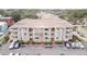 Aerial view of condo building and parking lot at 2805 N Ocean Blvd. # 301, Myrtle Beach, SC 29577
