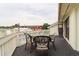 Balcony with seating area and view of surrounding buildings at 2805 N Ocean Blvd. # 301, Myrtle Beach, SC 29577