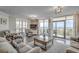 Oceanfront living room with comfortable seating and stunning ocean views at 5310 N Ocean Blvd. # 301, Myrtle Beach, SC 29577