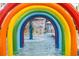 Colorful rainbow water features in a kiddie pool at 1105 S Ocean Blvd. # 228, Myrtle Beach, SC 29577