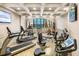 Fitness center with treadmills, stationary bikes, and weight machines at 1105 S Ocean Blvd. # 228, Myrtle Beach, SC 29577