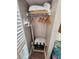 Closet with shelf, hanging rods, and safe at 2000 N Ocean Blvd. # 503, Myrtle Beach, SC 29577