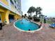 Outdoor pool with plenty of lounge chairs for relaxing at 2000 N Ocean Blvd. # 503, Myrtle Beach, SC 29577