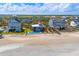 Aerial view of beach house and surrounding area at 1919 South Waccamaw Dr., Garden City Beach, SC 29576