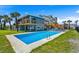 Oceanfront home with private pool and ample seating at 1919 South Waccamaw Dr., Garden City Beach, SC 29576