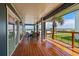 Oceanfront deck with table and chairs, offering stunning ocean views at 1919 South Waccamaw Dr., Garden City Beach, SC 29576