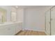 Double vanity bathroom with a large walk-in shower at 170 Calm Dr., Little River, SC 29566