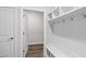 Bright entryway with built-in bench seating and storage at 1958 Woodrush Loop, Little River, SC 29566