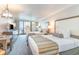 Ocean view from bedroom with two twin beds at 1105 S Ocean Blvd. # 1040, Myrtle Beach, SC 29577