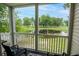 View from porch overlooking pond and golf course at 533 White River Dr. # 18D, Myrtle Beach, SC 29579