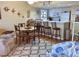 Dining area with table and chairs adjacent to kitchen at 351 Lake Arrowhead Rd. # 20-179, Myrtle Beach, SC 29572