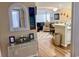 Bright living room with an open floor plan and hardwood floors at 351 Lake Arrowhead Rd. # 20-179, Myrtle Beach, SC 29572