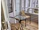 Private balcony with small table and two chairs at 351 Lake Arrowhead Rd. # 20-179, Myrtle Beach, SC 29572