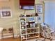 Entertainment center with TV, stereo, and decorative nautical items at 351 Lake Arrowhead Rd. # 20-179, Myrtle Beach, SC 29572