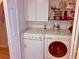 Convenient laundry closet with washer and dryer at 351 Lake Arrowhead Rd. # 20-179, Myrtle Beach, SC 29572