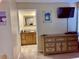 Bedroom with dresser, TV, and ensuite bathroom at 351 Lake Arrowhead Rd. # 20-179, Myrtle Beach, SC 29572