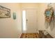 Simple entryway with hardwood floors and beach decor at 4917 Twin Pond Ct. # 102, Myrtle Beach, SC 29579