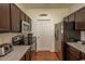 Kitchen with stainless steel appliances and granite countertops at 4917 Twin Pond Ct. # 102, Myrtle Beach, SC 29579