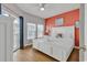 Spacious bedroom with king-size bed, and access to balcony at 3401 N Ocean Blvd. # 306, North Myrtle Beach, SC 29582