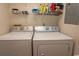 Convenient laundry area with washer and dryer included at 1206 Benna Dr. # 4-F, Myrtle Beach, SC 29577