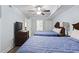 Guest bedroom with two double beds, dresser, and a view of the bathroom at 1321 S Ocean Blvd. # 606, North Myrtle Beach, SC 29582