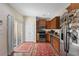 Kitchen with stainless steel appliances, granite counters, and access to a patio at 444 Papyrus Circle # 444, Little River, SC 29566