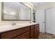 Bathroom with double sinks, vanity, and shower at 444 Papyrus Circle # 444, Little River, SC 29566