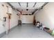 Garage with overhead storage and epoxy floor at 444 Papyrus Circle # 444, Little River, SC 29566