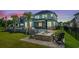Spacious backyard oasis with a fire pit and a swimming pool at 2056 Summer Rose Ln., Myrtle Beach, SC 29579