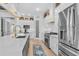 Modern kitchen with stainless steel appliances and marble countertops at 2056 Summer Rose Ln., Myrtle Beach, SC 29579