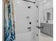 Clean bathroom with white subway tiles and a bathtub at 2056 Summer Rose Ln., Myrtle Beach, SC 29579