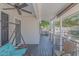 Relaxing front porch with a swing and seating area, overlooking the neighborhood at 6001 - 1819 S Kings Hwy., Myrtle Beach, SC 29575