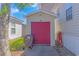 Exterior storage shed with a red roll-up door at 6001 - 1819 S Kings Hwy., Myrtle Beach, SC 29575