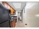 View of galley kitchen, hallway to bedroom, and appliances at 1501 S Ocean Blvd. # 1135, Myrtle Beach, SC 29577