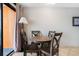 Small dining area with round table and four chairs at 1501 S Ocean Blvd. # 1135, Myrtle Beach, SC 29577