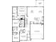 Main floor plan showing 3 bedrooms, 2 baths, and 2 car garage at 616 Blackthorne Circle Nw, Calabash, NC 28467