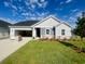 Newly built home with two-car garage and landscaping at 616 Blackthorne Circle Nw, Calabash, NC 28467