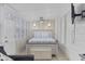 Charming bedroom with a double bed and coastal decor at 605 36Th Ave. S, North Myrtle Beach, SC 29582