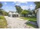 Long driveway leading to the house, providing ample parking space at 605 36Th Ave. S, North Myrtle Beach, SC 29582