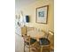 Small dining area with round table and chairs at 1207 S Ocean Blvd. # 50505, Myrtle Beach, SC 29577