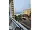 Balcony with partial ocean view at 1207 S Ocean Blvd. # 50505, Myrtle Beach, SC 29577