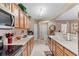 Open concept kitchen with island and breakfast bar at 2180 Waterview Dr. # 634, North Myrtle Beach, SC 29582