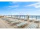 Relaxing rooftop deck overlooking the ocean with lounge chairs at 2180 Waterview Dr. # 634, North Myrtle Beach, SC 29582