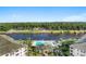 Community pool and clubhouse, overlooking waterway at 2180 Waterview Dr. # 634, North Myrtle Beach, SC 29582