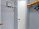 Well-organized closet with ample shelving and hanging space at 410 Melrose Pl. # 309, Myrtle Beach, SC 29572