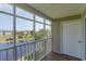 Peaceful screened porch overlooking a pond and community at 8862 Cloister Dr. # F, Myrtle Beach, SC 29575