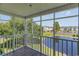 Enjoyable screened porch with pond and community views at 8862 Cloister Dr. # F, Myrtle Beach, SC 29575