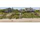 Beachfront homes with private staircases leading to the beach at 496 Myrtle Ave., Pawleys Island, SC 29585