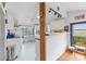 Kitchen with white cabinets and a view of the marsh at 496 Myrtle Ave., Pawleys Island, SC 29585